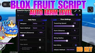 Update Quantum Onyx Project Roblox Script No Key Blox Fruits Script Update Best Auto Farm Level
