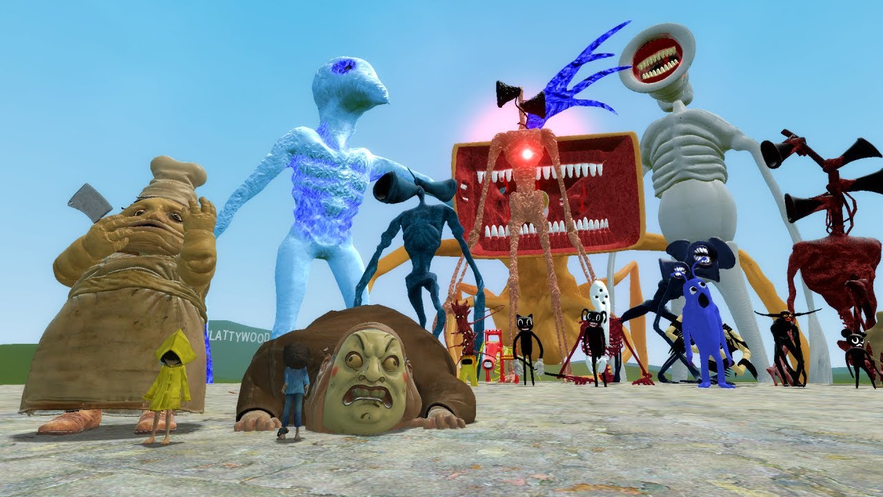 SLENDYTUBBIES 3 VS TREVOR HENDERSON CREATURES!! Garry's Mod