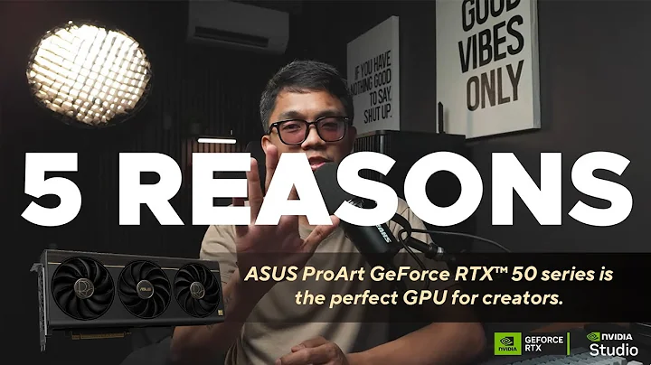 ASUS ProArt GeForce RTX 50 series with NVIDIA Studio makes your creative workflow faster