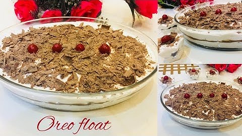 Oreo float recipe || Simple & tasty dessert || Party special_meharins bake