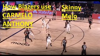 How Blazers use Carmelo Anthony | Breakdown| Highlights | #Melo #NBA