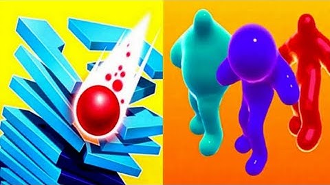 Stack Ball|| Blob Runner|| All Levels Completed|| Android iOS Gameplay