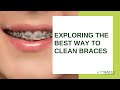 Exploring the best way to clean braces
