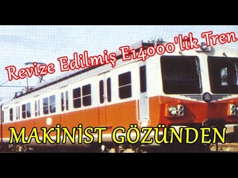 Yenilenmiş E14000 lik Banliyö Trenini Gezdim