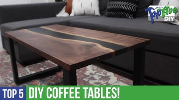 Top 5 DIY Coffee Tables! The Best Maker Builds!