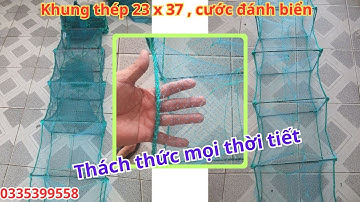 12 cửa ngục - Lú Thái Lan khung thép 23 x 37, cước đánh biển