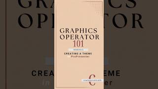 Full Creating Themes in ProPresenter | Graphics Operator 101 #liveproduction #tutorial #propresenter News
