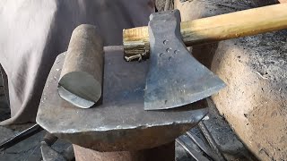 How is the old ax made in Afghanistan?