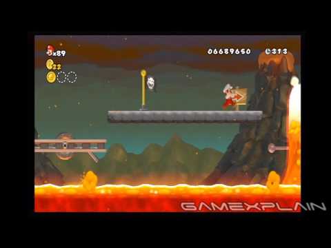 New Super Mario Bros. Wii Level 8-5 Star Coins