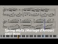 Spring Waltz - Chopin (Mariage d'Amour) (+ Sheet Music)