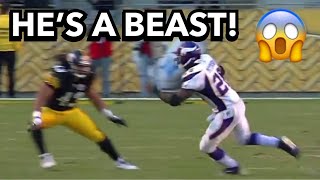 Adrian Peterson MEETS Troy Polamalu PHYSICAL MATCHUP! (2009) RB vs DB