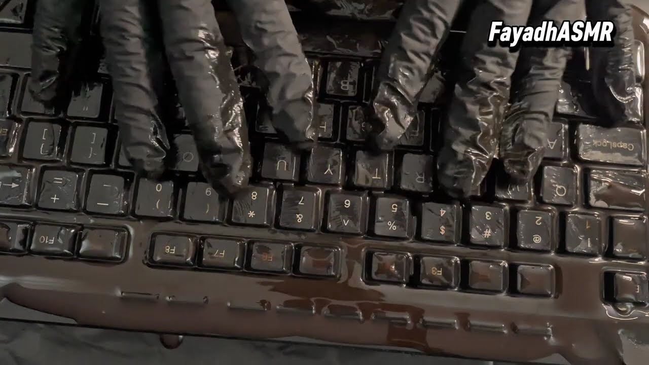 Just Real Chocolate Syrup Keyboard Sounds ASMR Not AI.