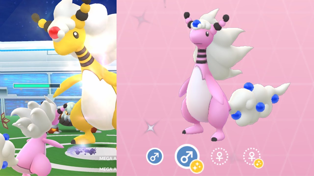 MEGA Ampharos Raid!! ✨ Shiny ✨ Mega Ampharos Evolution in Pokémon Go! 