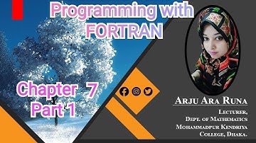 11. Computer Techniques || Programming with FORTRAN || Chapter-7 || Series Programs || NU