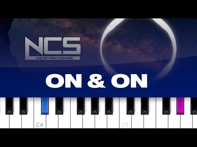 Cartoon ft Daniel Levi - On u0026 On  (piano tutorial) class=