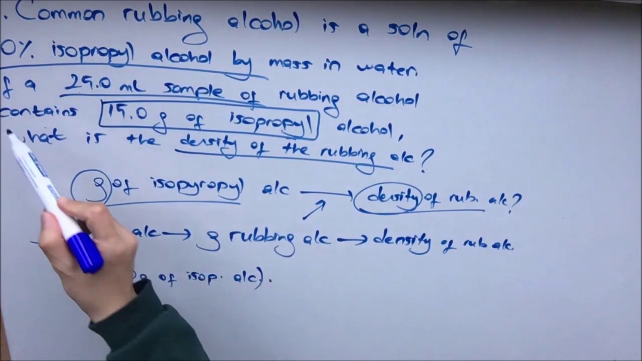 problem solving on density