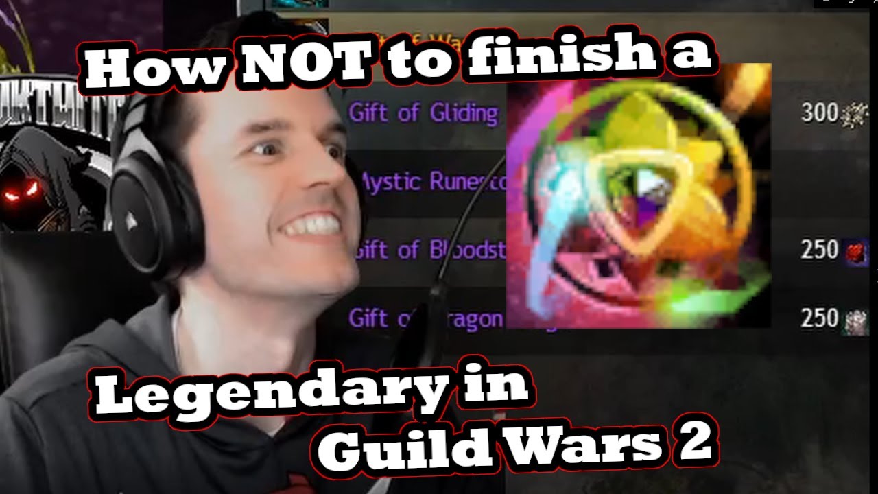 How NOT to Finish a Legendary in Guild Wars 2 - Funny Moments