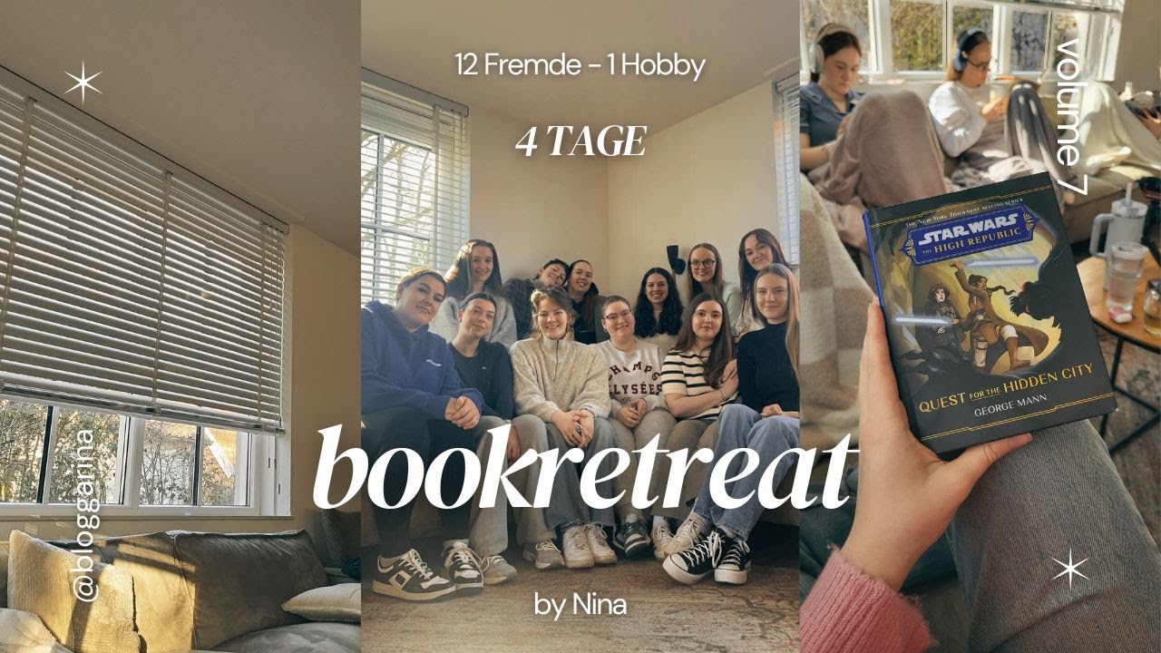 Mein erster BOOKRETREAT! 🥹🤍📖| Wie viel lese ich in drei Tagen?