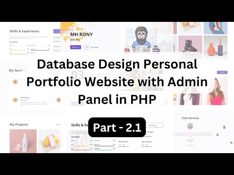 02.1-Database Design for Personal Portfolio Website || Portfolio Website in PHP | Code Camp BD- 2023