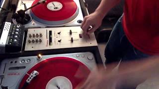 Vestax turntables, mixer, Serato SL1 and coffin for sale - $650