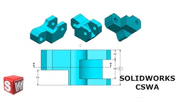 SolidWorks CSWA Part 1 Practice Exam – Step-by-Step Solution