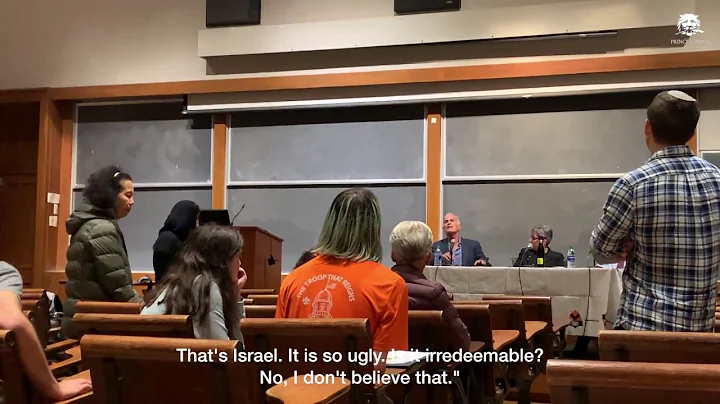 Finkelstein GS '87 confronts IDF veteran after pan...