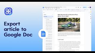 QuickCreator Update: Export to Google Docs Net Worth