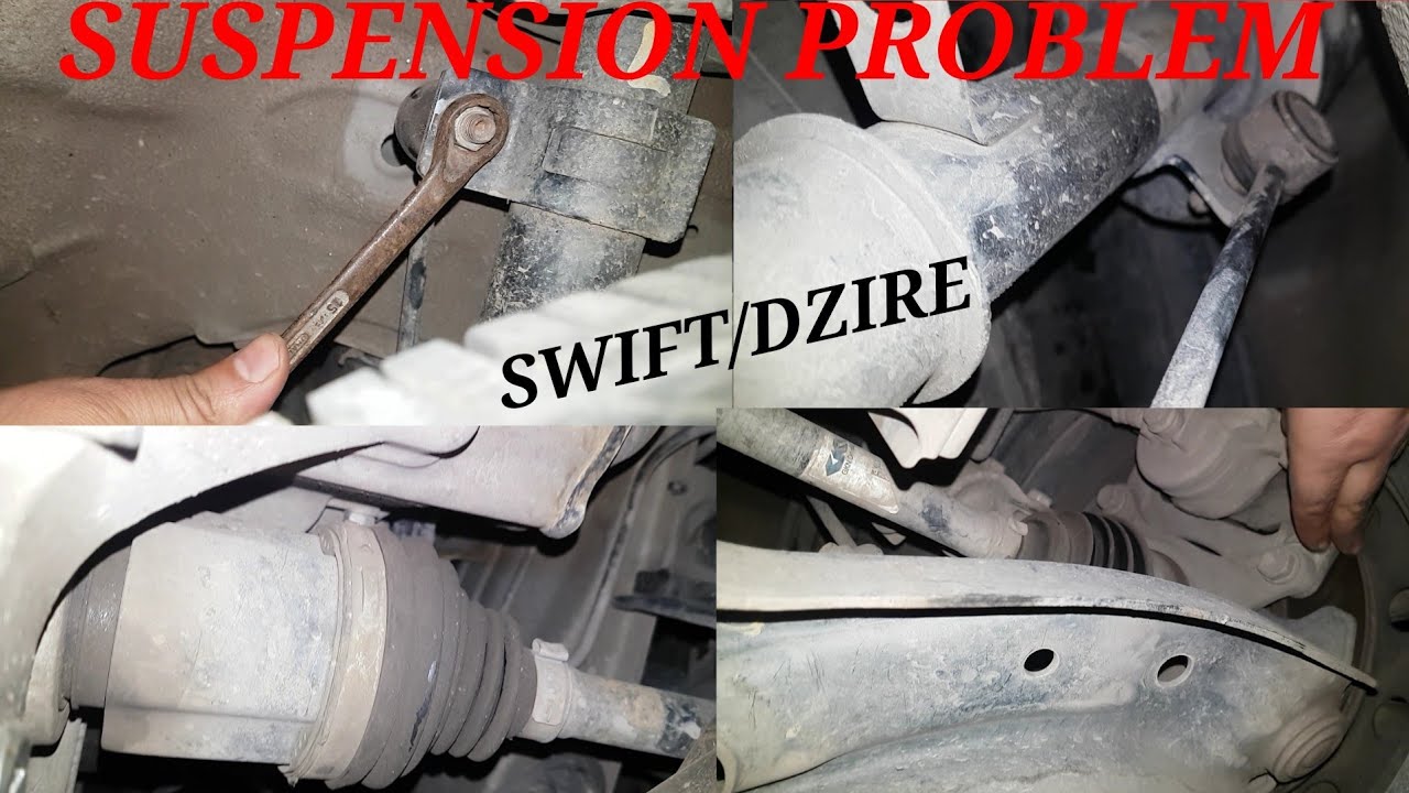 HOW TO DIAGNOSE AND SOLVE SUSPENSION NOISE OF CAR. MARUTI SUZUKI SWIFT