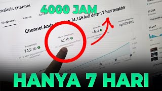 Free! How to Get 4,000 Watch Hours on YouTube in Just 7 Days! How to Get 4,000 Watch Hours for Fr...