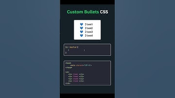 custom bullets css #css #frontendcourse #css #custom #bullet