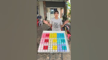 Sorting Balls Fast Thinking Puzzle Game Challenge #satisfying #colorball #colorgame