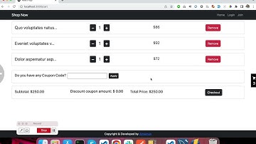 React Redux Toolkit Demo Shopping Cart