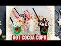 HOW TO MAKE Hot Cocoa CUPS/ CHRISTMAS CHOCOBOMBAS-THE GRINCH, PEPPERMINT &amp; CHOCOLATE ABUELITA