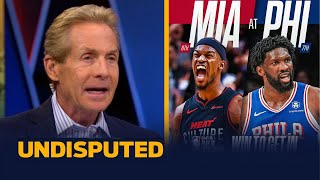 UNDISPUTED | Skip reacts to 76ers vs Heat in Play-In; Who will play the Knicks in the 1st Round?