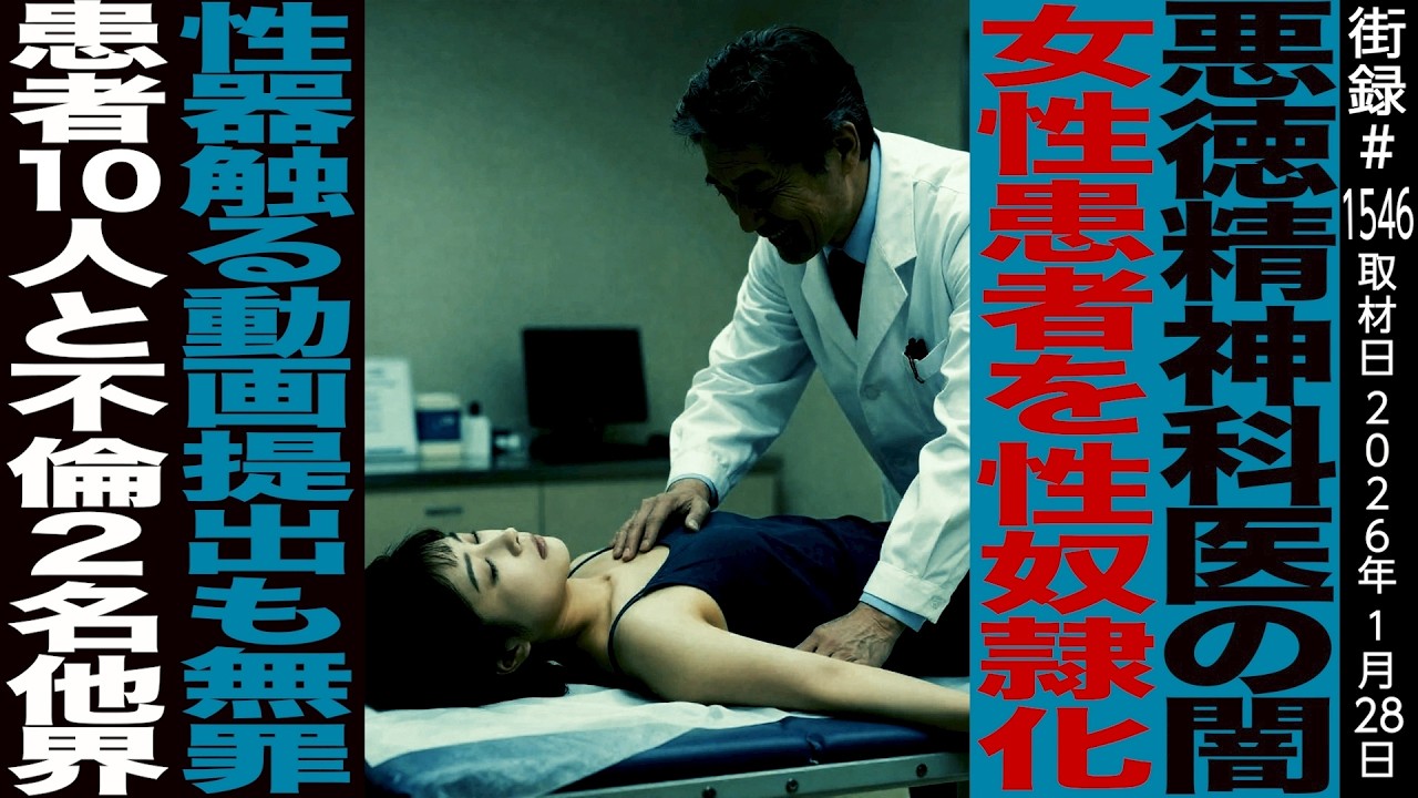 悪徳精神科医の闇/女性患者を性●隷化/証拠動画提出も無罪/米田倫康