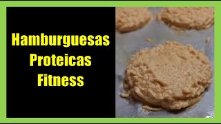 Hamburguesas proteicas fitness | receta | video corto | shorts