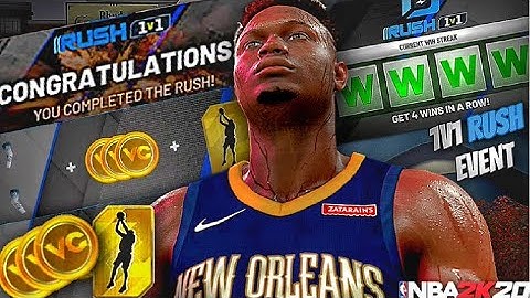 1V1 RUSH EVENT TURNED MY BUILD INTO A SHARPSHOOTER! FASTEST RUSH RUN IN NBA 2K20?