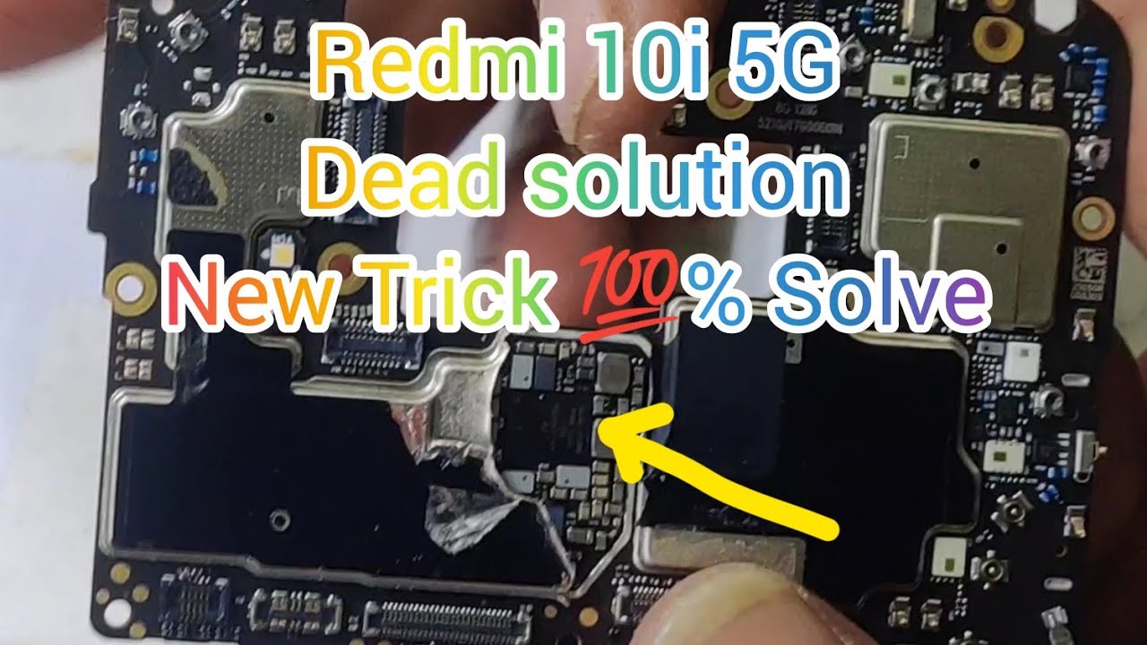 Redmi 10i 5G Dead solution New trick/ cpu perfect rebolling but phone not switch on problem solution