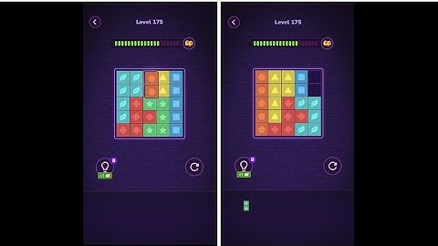 Block Puzzle - Level 175 - Multiple solutions, how many have you found?