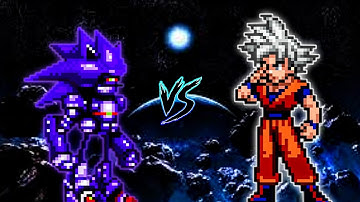 Mecha Sonic V2 VS Goku DBS V3.5 (all form) in Jump Force Mugen