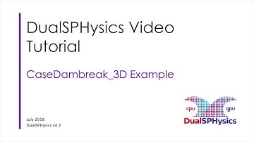 DualSPHysics How to set up and run: CaseDambreak 3D