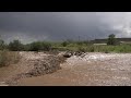 DAMAGE SURVEY - FLASH FLOOD DEBRIS - Big Bug Creek, Spring Valley, AZ - Wreckage from Flash Flooding