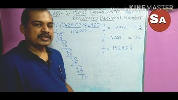 Class-6/math/part-1/আবৃত্ত দশমিক সংখ্যা/Recurring decimal number/Eduficial