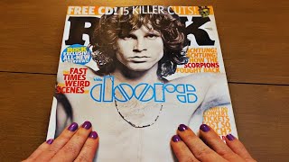 ASMR looking Through A 2007 Rock Music Magazine (Featuring Jim Morrison)