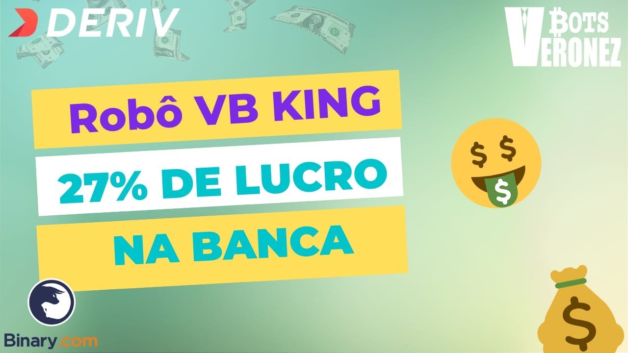 ESSE ROBÔ DEIXOU MEU ALUNO RICO ! VB KING OPERANDO EM CONTA REAL NA BINARY.COM / DERIV