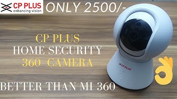 CP PLUS Wi-Fi HOME SECURITY CAMERA 360° UNBOXING eZyKam E22-2MP FULL HD CAMERA BETTER THAN MI 360*