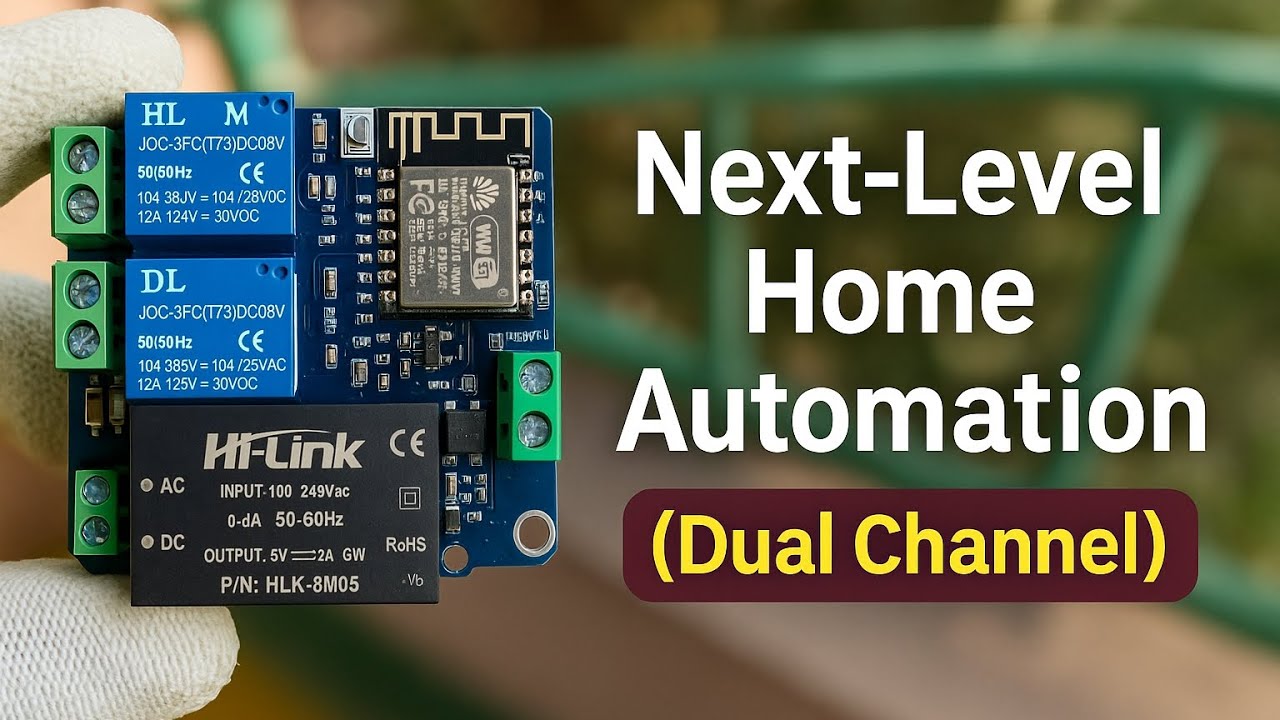 New ESP8266 Project | Fully Automatic Smart Home Automation System