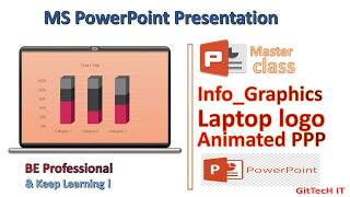 MS PowerPoint Animated  info_graphics Laptop  design presentation in  2020 || Slide Design Tutorial