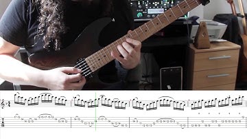 Crazy Harmonic Minor Sweep Section with Tabs