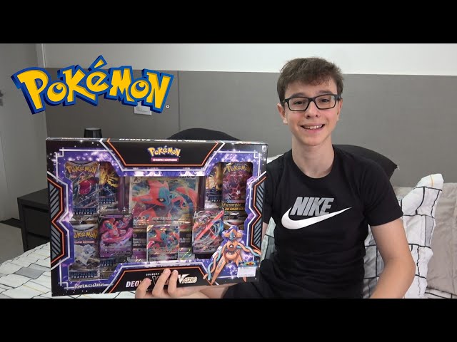 UNBOXING POKEMON TCG – COLEÇÃO DE BATALHA – DEOXYS VMAX E V ASTRO